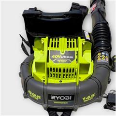 RYOBI RY40404VNM 145MPH 625CFM 40V Li-Ion Cordless Backpack Blower Kit